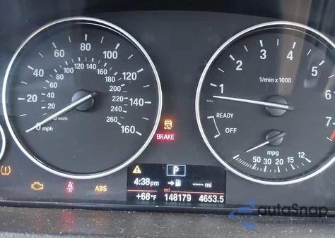 2015 BMW 328I из США, поврежденный, VIN WBA3A5G52FNP35287